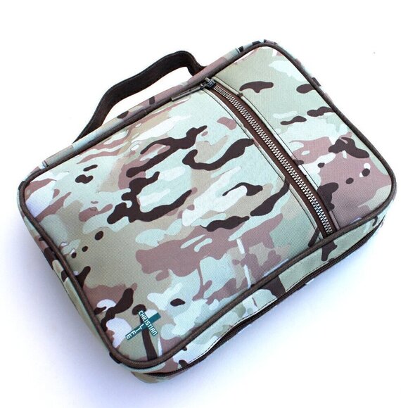 Montana West Green Camo Camouflage Pattern Print Canvas Bible Cover & Bookmark main image 11